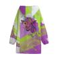 Preview: Leichte Regenjacke Giraffe – Popart Hundemotiv, 100 % Polyester, Unisex, Afrika, afrikanische Tiere